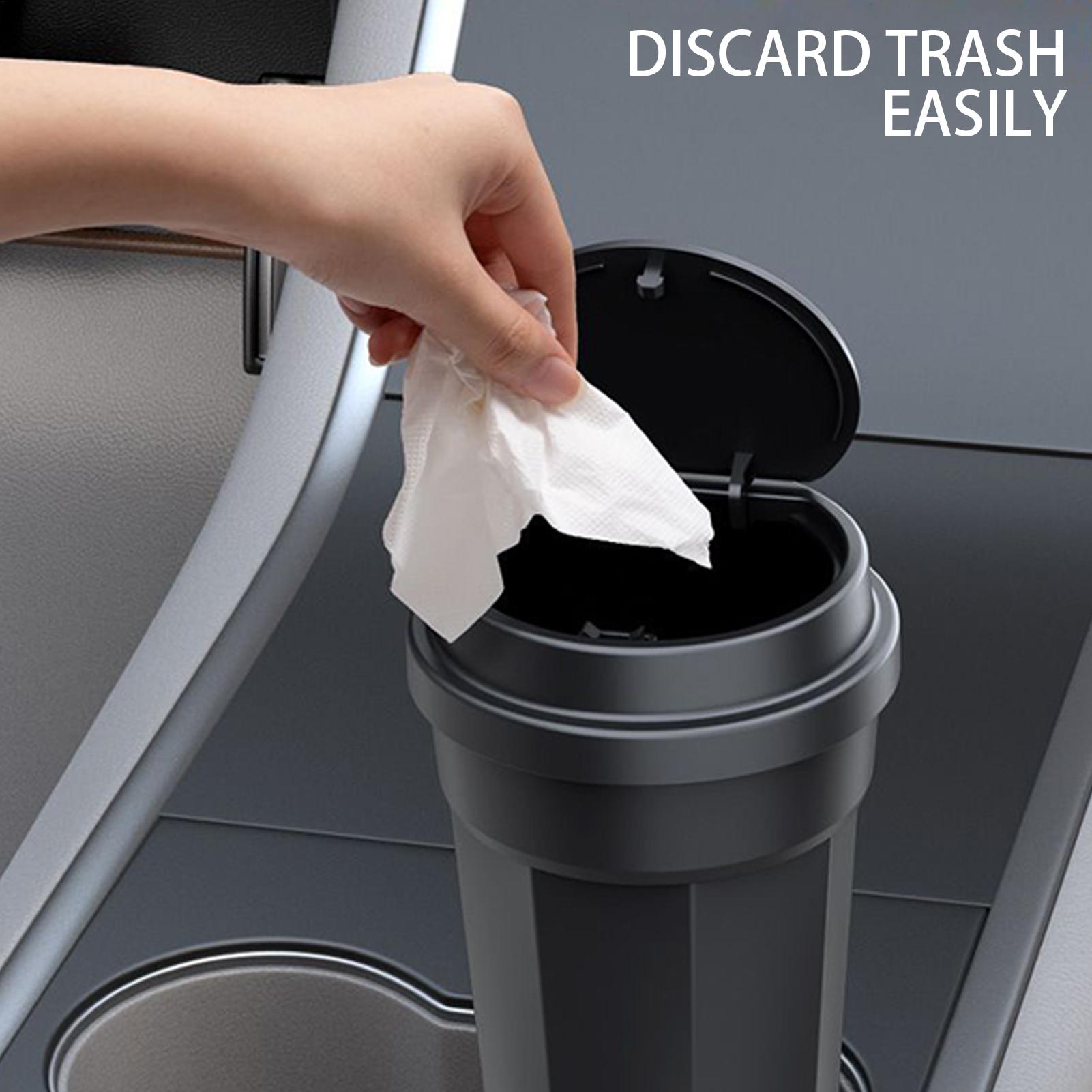 Portabicchieri per bidone dell - Waterproof Car Trash Can With Lid recensione e prezzo