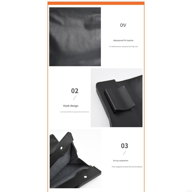 Borsa per spazzatura in pelle  - Waterproof Car Trash Can With Lid recensione e prezzo