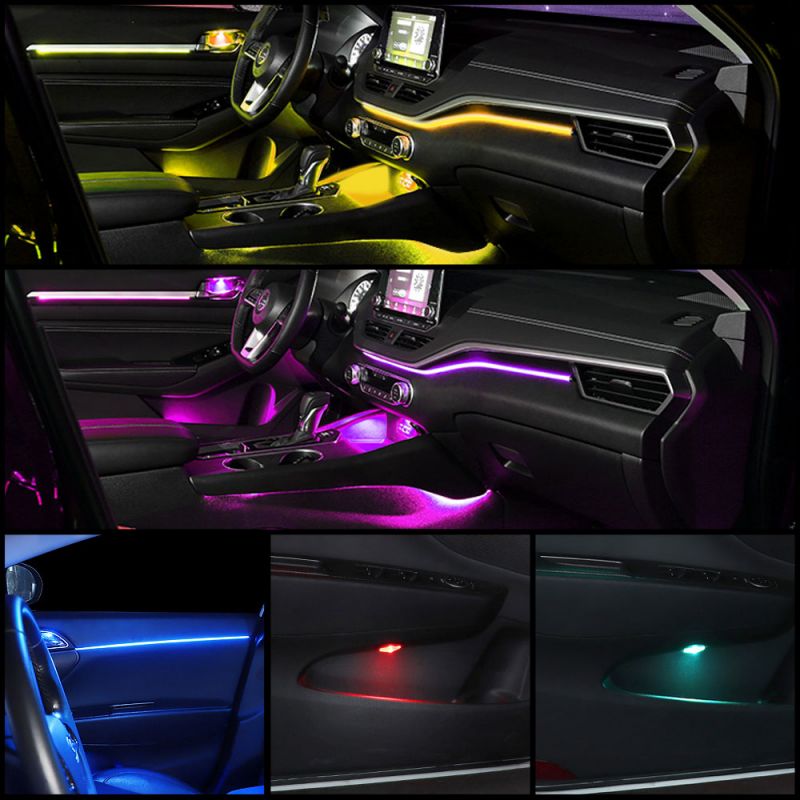 Luci Ambientali LED per Intern - Led Ambient Interior Car Lights App Control recensione e prezzo