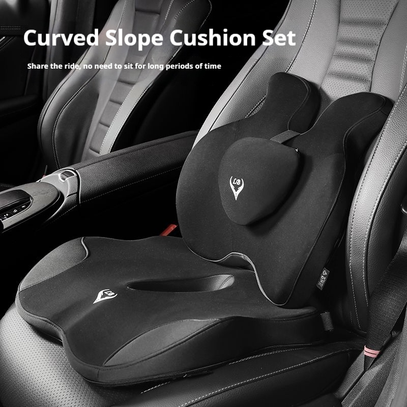 Cuscino per sedia da ufficio i - Memory Foam Car Neck Pillow Lumbar Support recensione e prezzo
