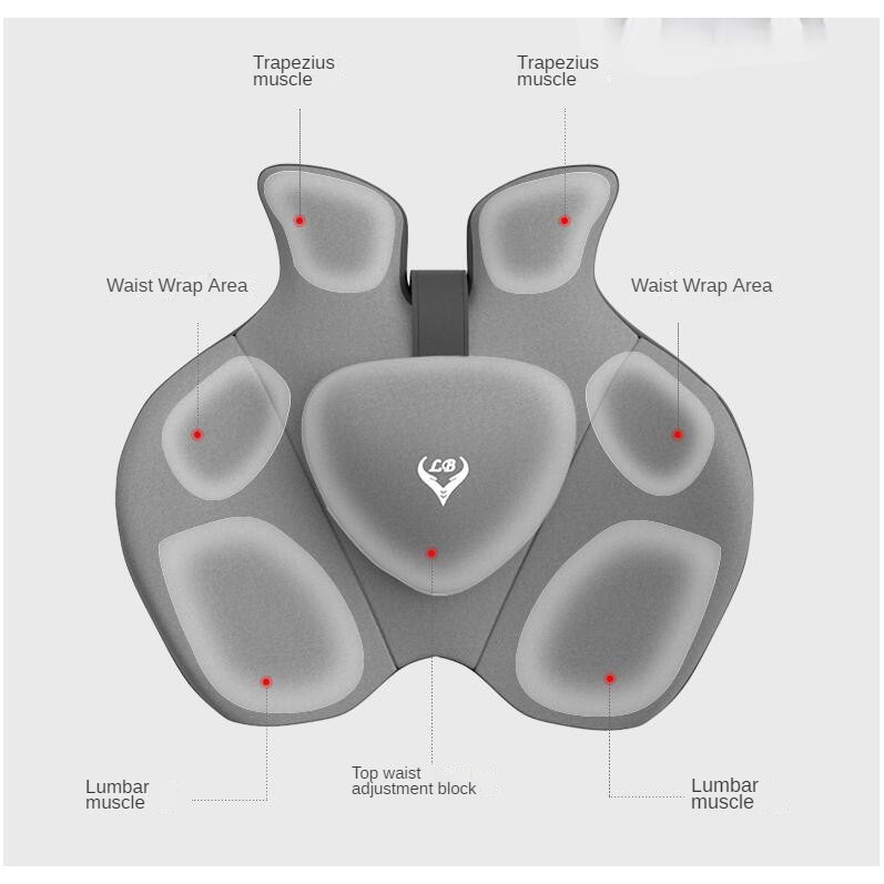Cuscino per sedia da ufficio i - Memory Foam Car Neck Pillow Lumbar Support recensione e prezzo