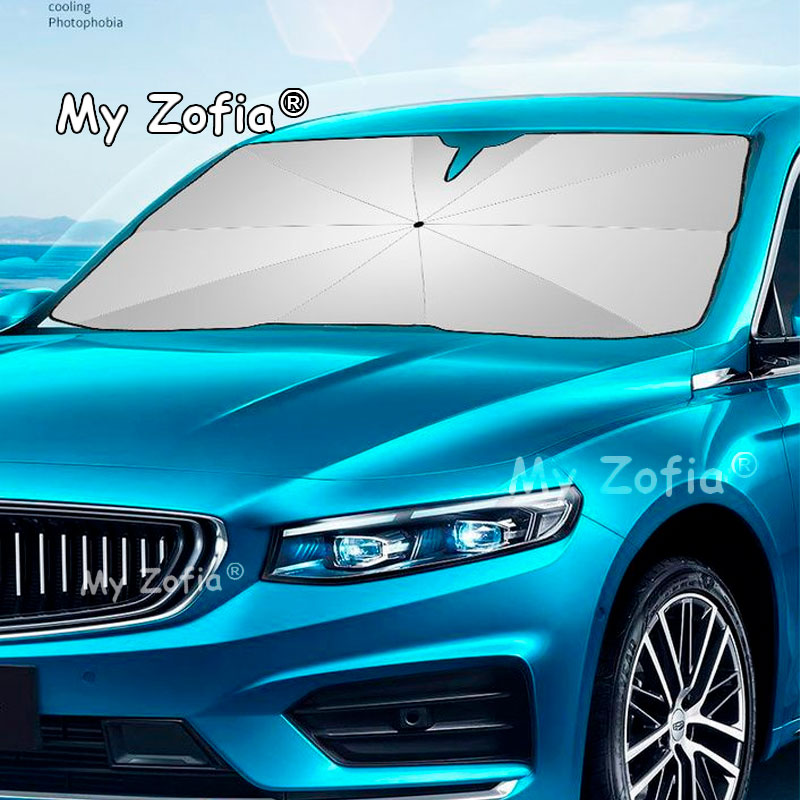 Parasole Pieghevole a Ombrello - Car Sunshade Windshield Umbrella Foldable recensione e prezzo