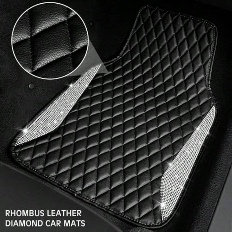 Tappetini Auto in Pelle con Di - Car Floor Mats Universal Waterproof Leather recensione e prezzo