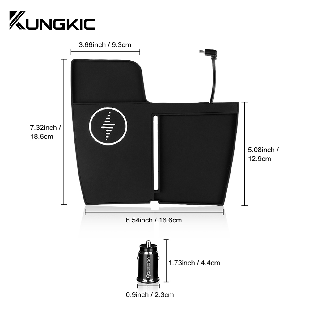 Auto Supporto di Ricarica Velo - Wireless Car Charger Mount Fast Charging recensione e prezzo
