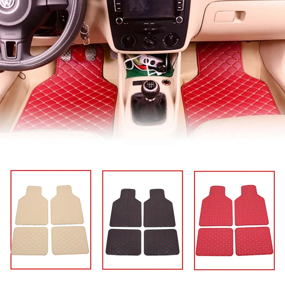 Tappetini per Auto 4 Pezzi Uni - Car Floor Mats Universal Waterproof Leather recensione e prezzo