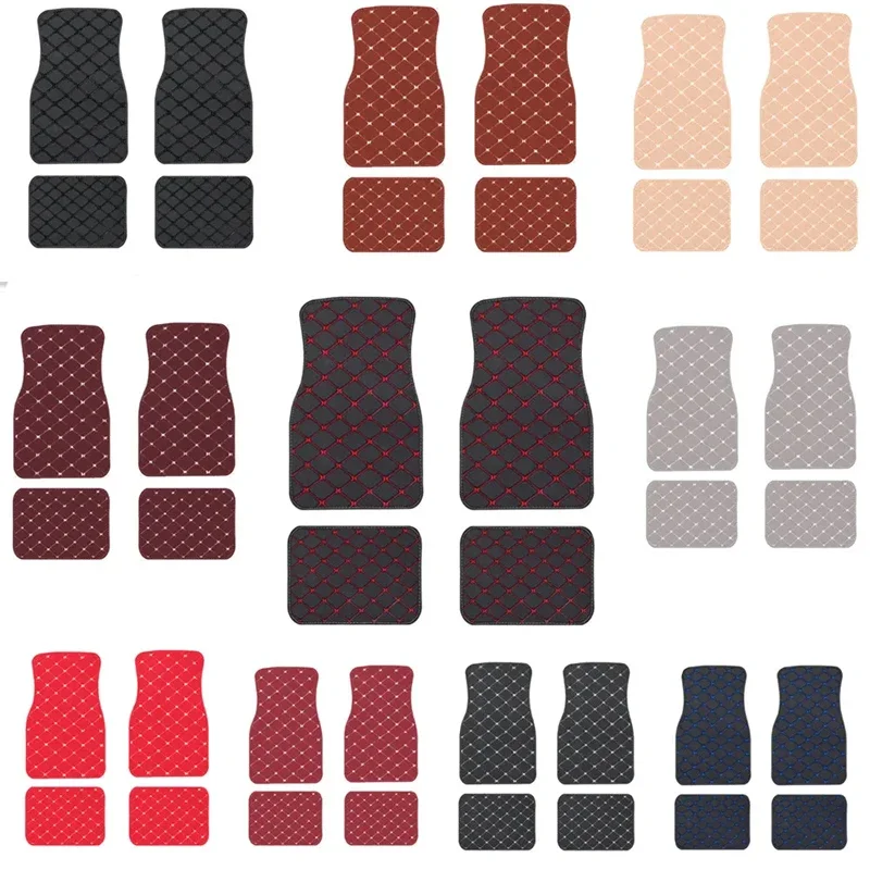 Tappetini per Auto 4 Pezzi Uni - Car Floor Mats Universal Waterproof Leather recensione e prezzo