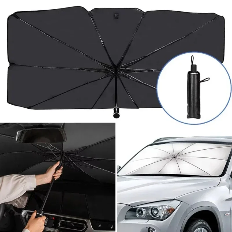 Parasole Pieghevole per Auto,  - Car Sunshade Windshield Umbrella Foldable recensione e prezzo