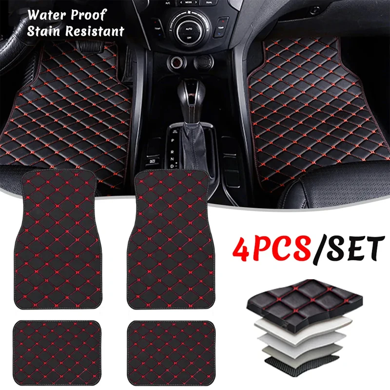 Tappetini per auto 4 pezzi Tap - Car Floor Mats Universal Waterproof Leather recensione e prezzo